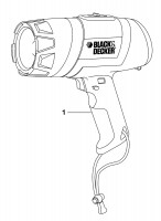 Black & Decker BDSL401A Type 1 Torch Spare Parts